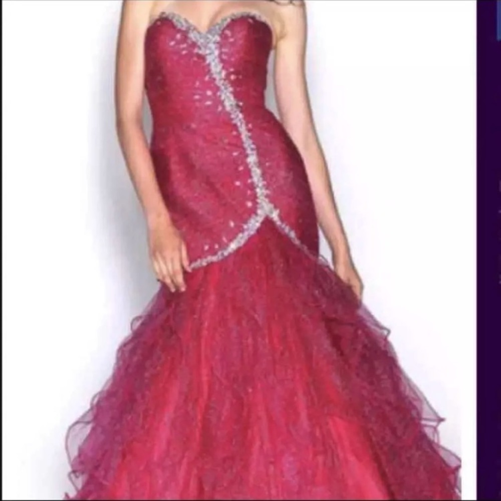 NET LANDA SPLASH J369 PROM DRESS